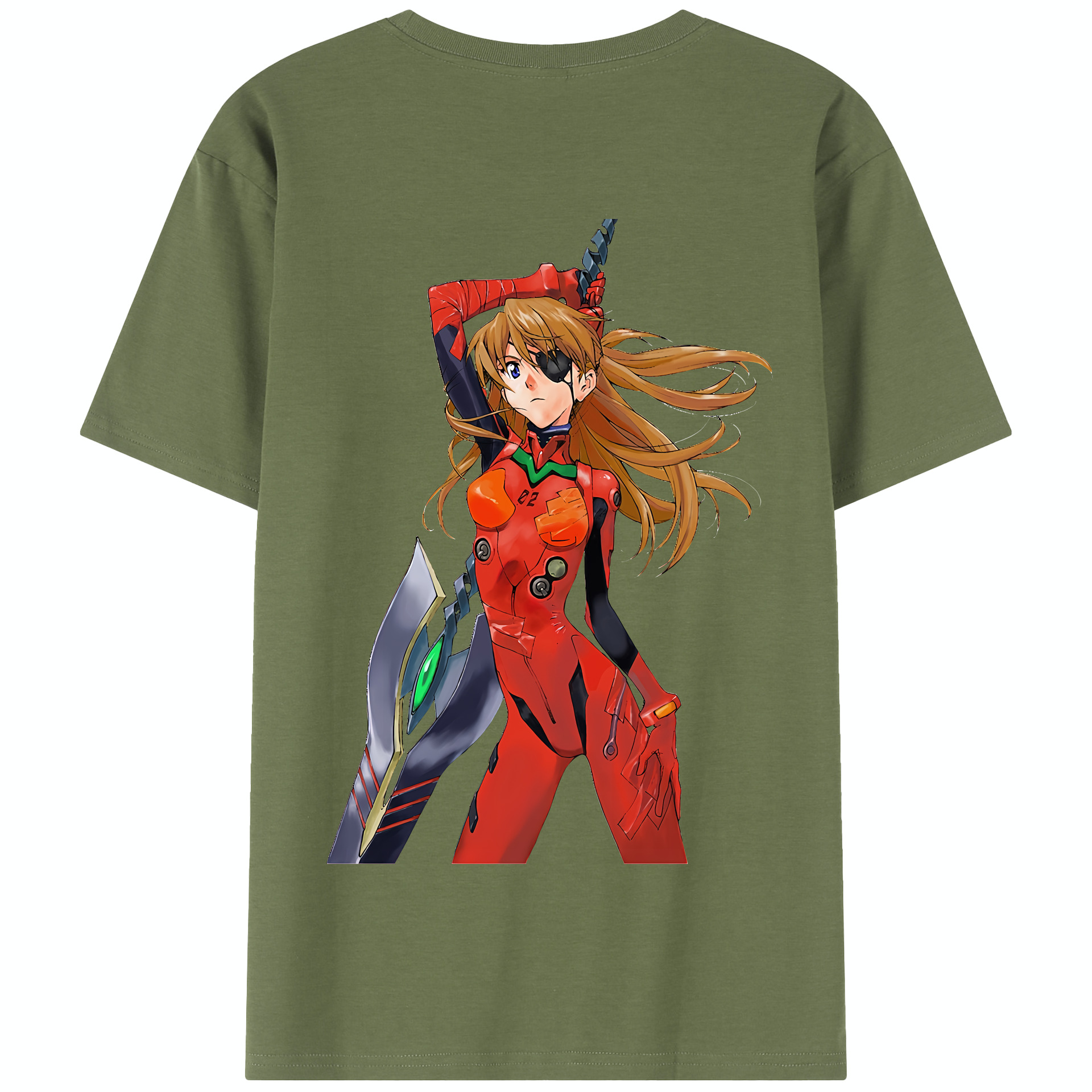 （画像用） EVA 新世紀エヴァンゲリオン 綿100％半袖Tシャツ（背面プリント）